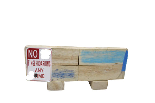 Homemade Wood Fingerboard Obstacle