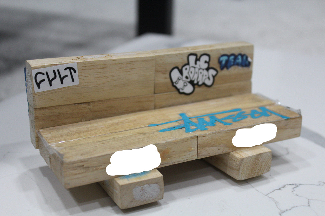 Homemade Wood Fingerboard Obstacle